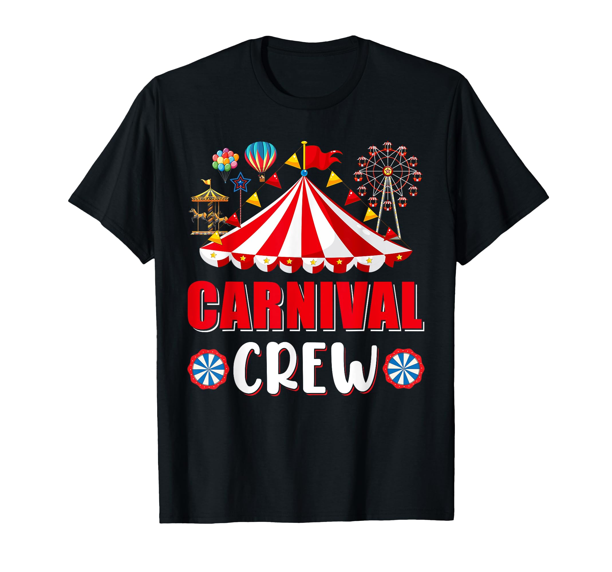 Photo 1 of ** UNKNOWN SIZE***Carnival Crew Funny Circus Staff Costume Circus Theme Party T-Shirt