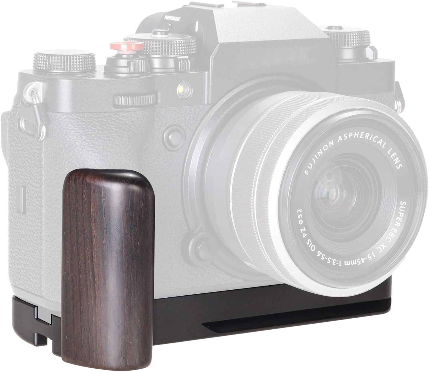 WEPOTO XT4-B Hand Grip Quick Release Plate L Bracket QR Plate Compatible with Fujifilm X-T4 Camera -Aluminium Ebony - Image 3