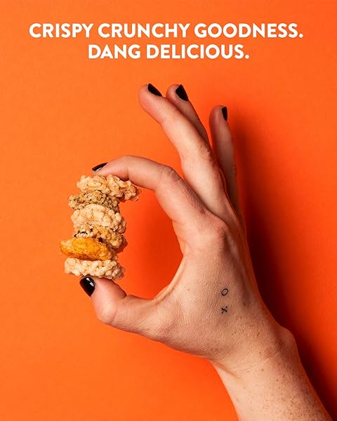 DANG THAI RICE CHIPS | GLUTEN FREE, SOY FREE & PRESERVATIVE FREE RICE CRISPS, HEALTHY SNACKS MADE WITH WHOLE FOODS (TOASTED SESAME, 3.5 OUNCE (PACK OF 1))