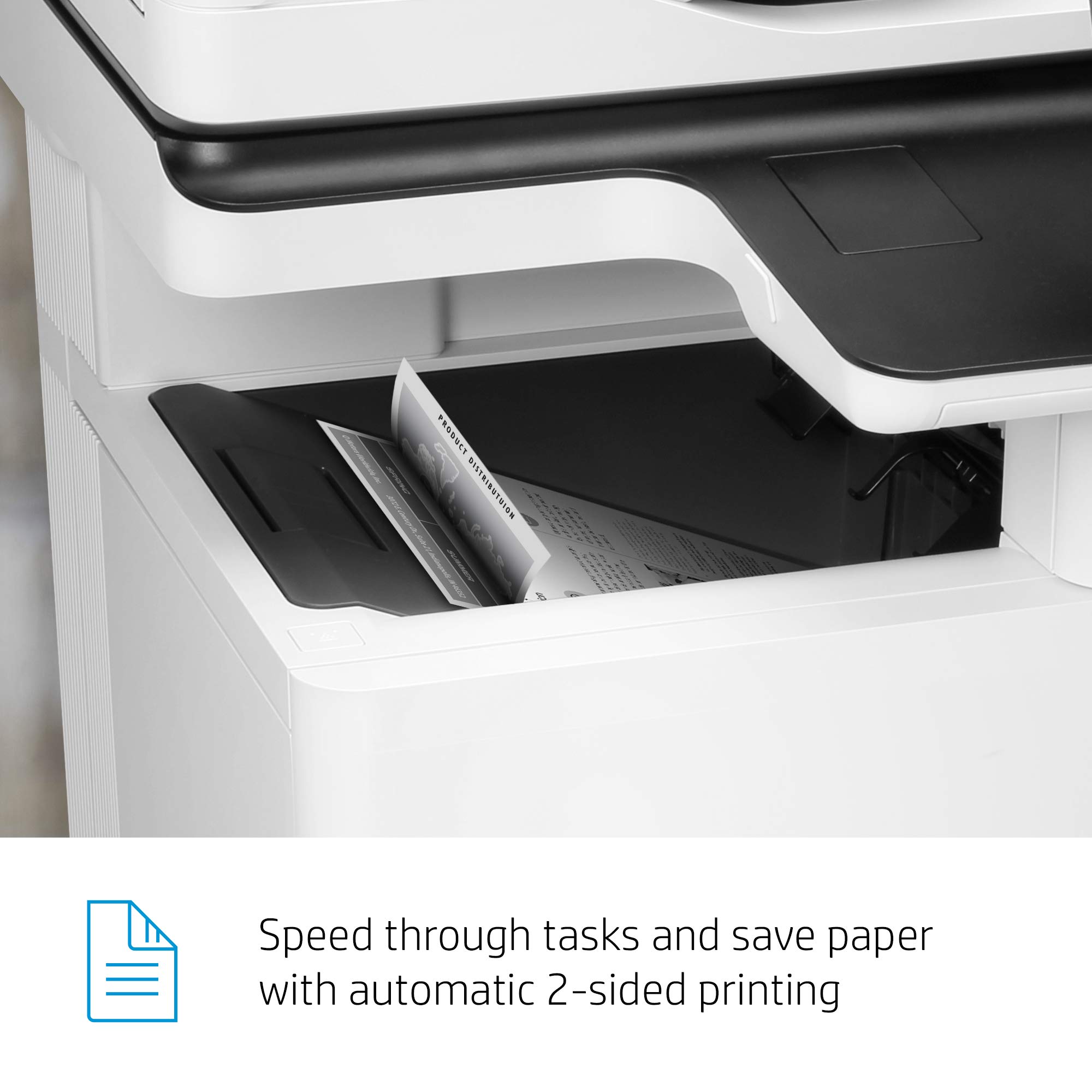 HP LaserJet Enterprise MFP M636fh Monochrome All-in-One Printer with built-in Ethernet & 2-sided printing (7PT00A), White