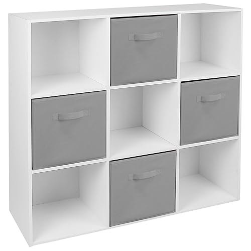IKEA KALLAX SHELVING UNIT, BOOKCASE, WHITE, PERFECT FOR BASKETS OR