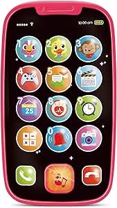 Baby Play Phone Toys w/ Lights & Music. Smartphone Toys for Toddlers ...