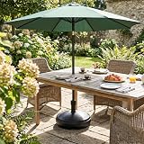 Karrma Ltd Parasol Base 7L Water Filled Garden Umbrella Stand Black view 7