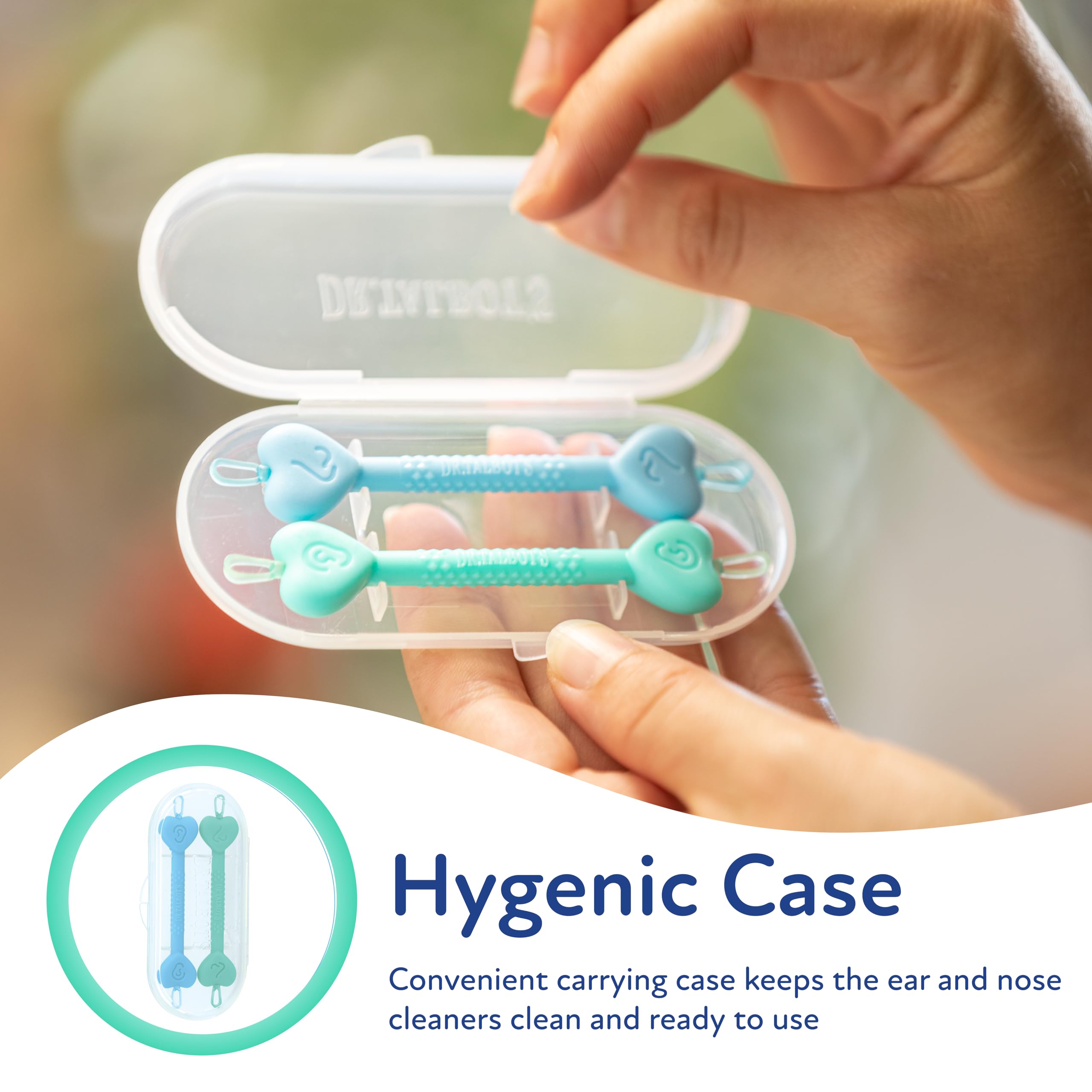 Dr. Talbot's Baby Nose and Ear Care Set - Breathe-EEZ Nasal Aspirator and Nose and Ear Cleaner Tools for Babies - Baby Registry Essentials