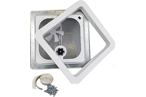 VENTADOME Ventline RV Roof Vent White w/ 12 Volt Fan, Putty & Screws¡­