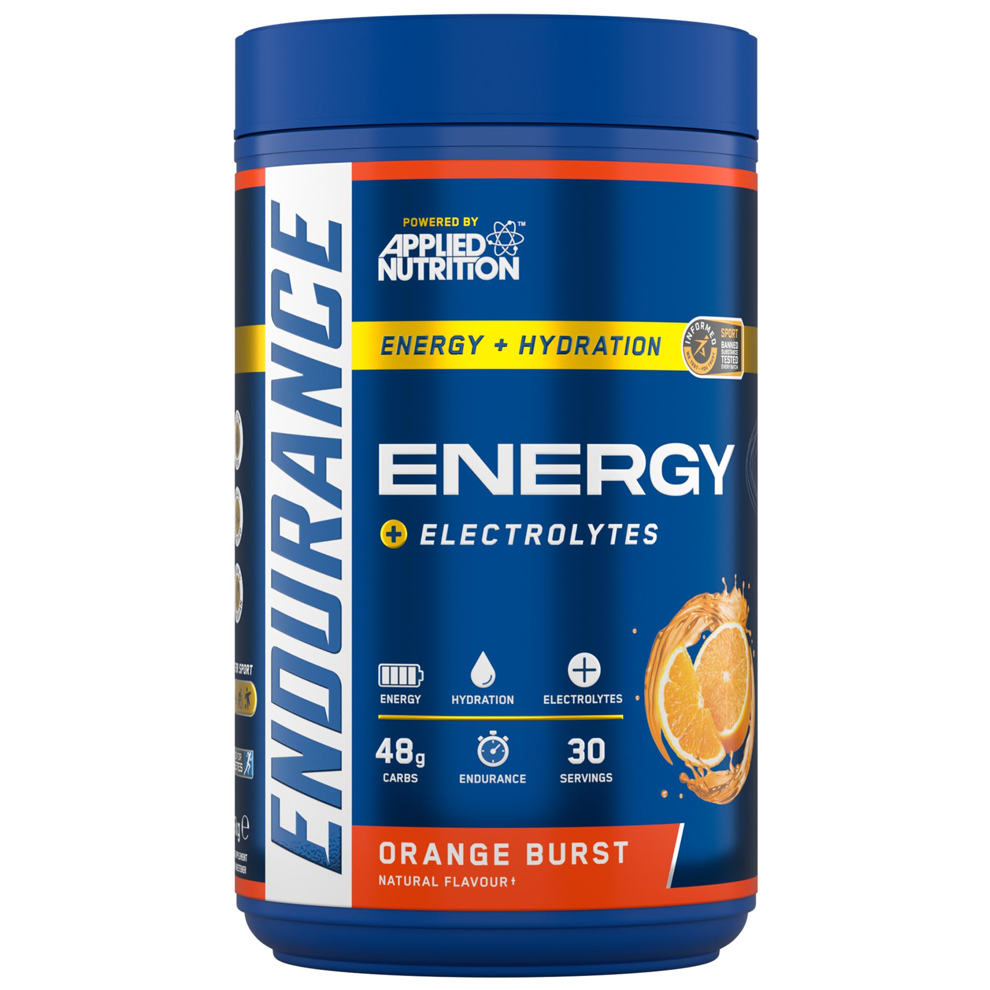 Endurance Energy Powder (1.5kg - 30 Servings) (Orange Burst)