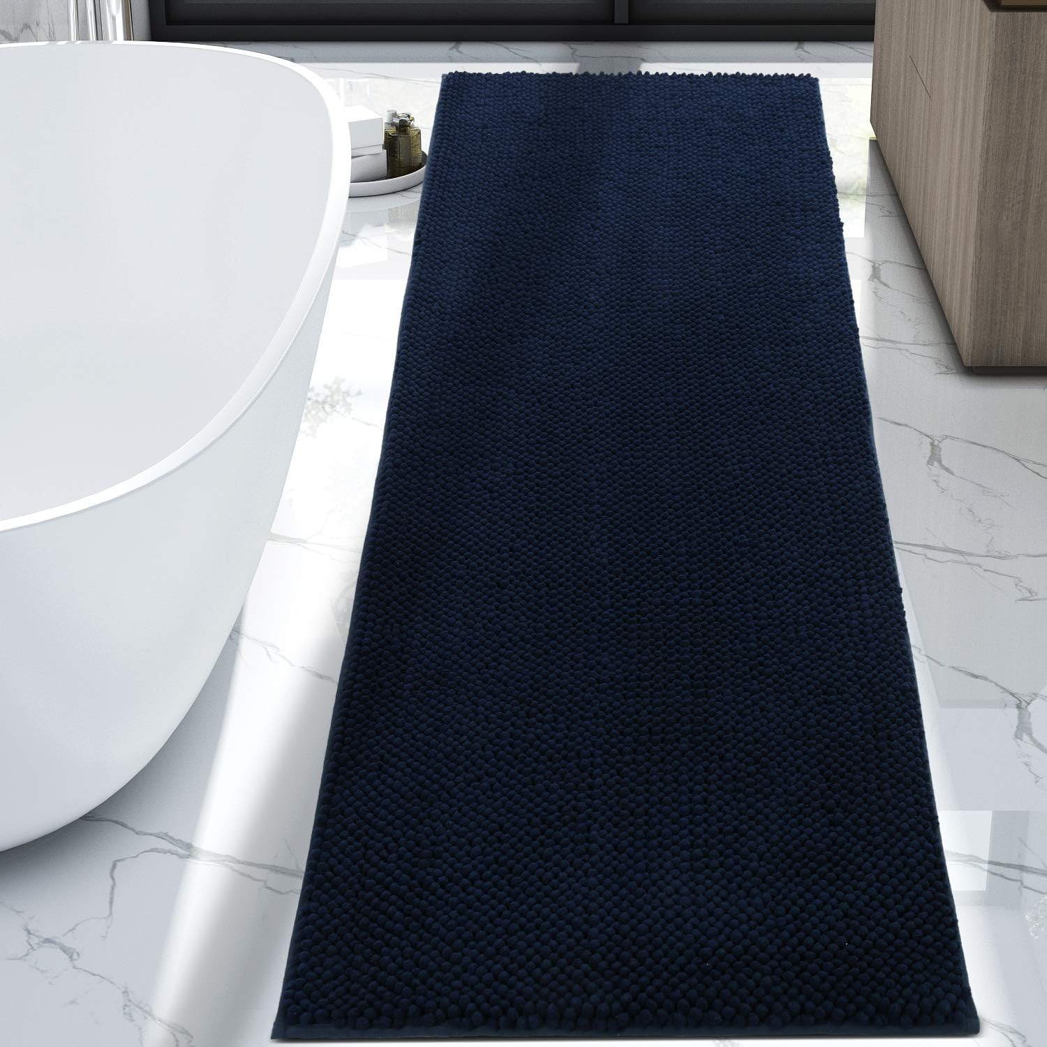 Best Kitchen Rugs And Mats Navy And Gray