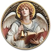 Archangel Gabriel Prayer Coin – Patron Saint of Communication, Divine Messenger Pocket Token for Protection & Guidance, Inspirational Christian Gift for Men & Women, Catholic Devotional Keepsake