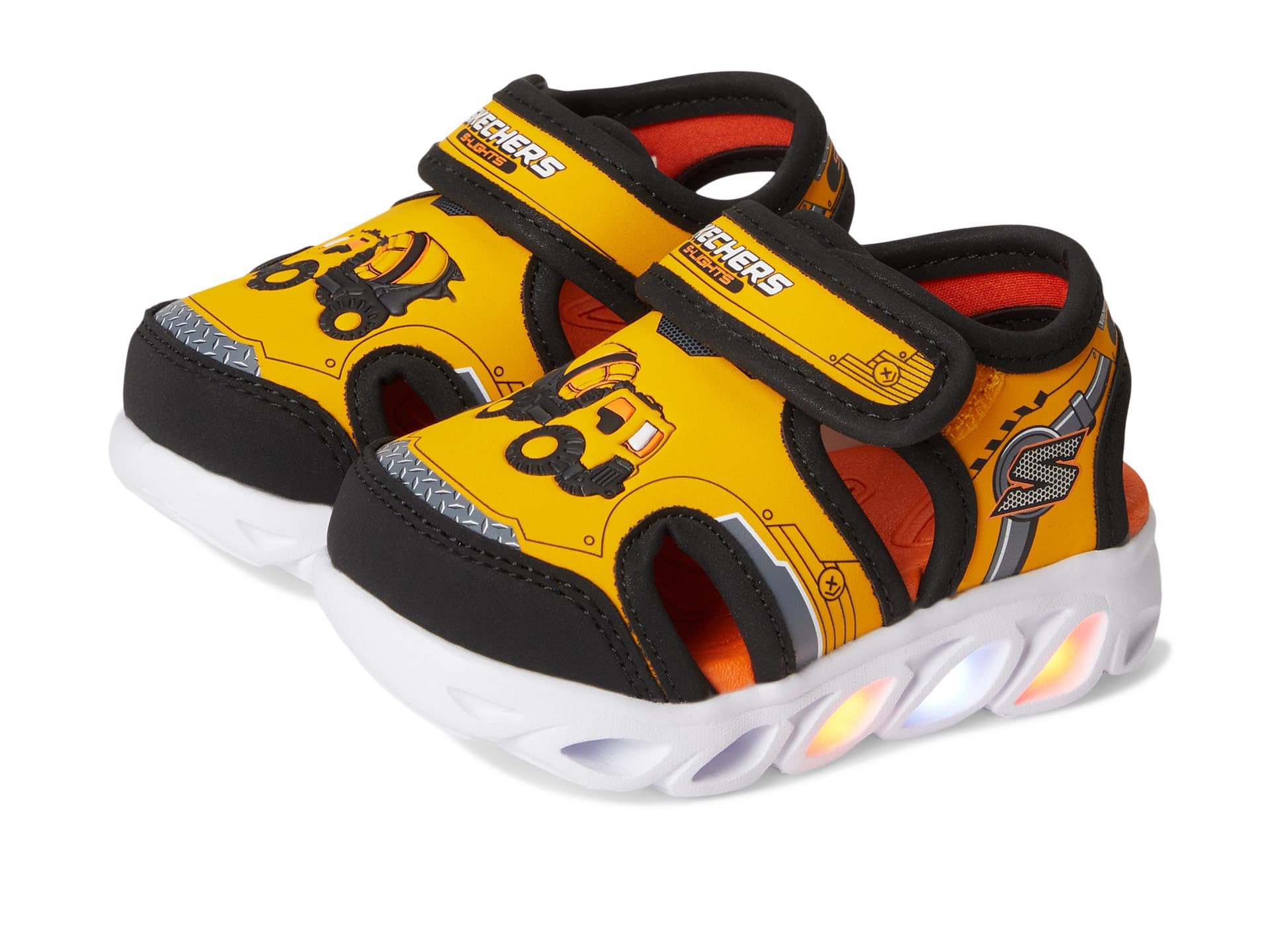 Hypno-Splash-Hydro-Fun Sneaker, Yellow/Black, 10 Toddler Image