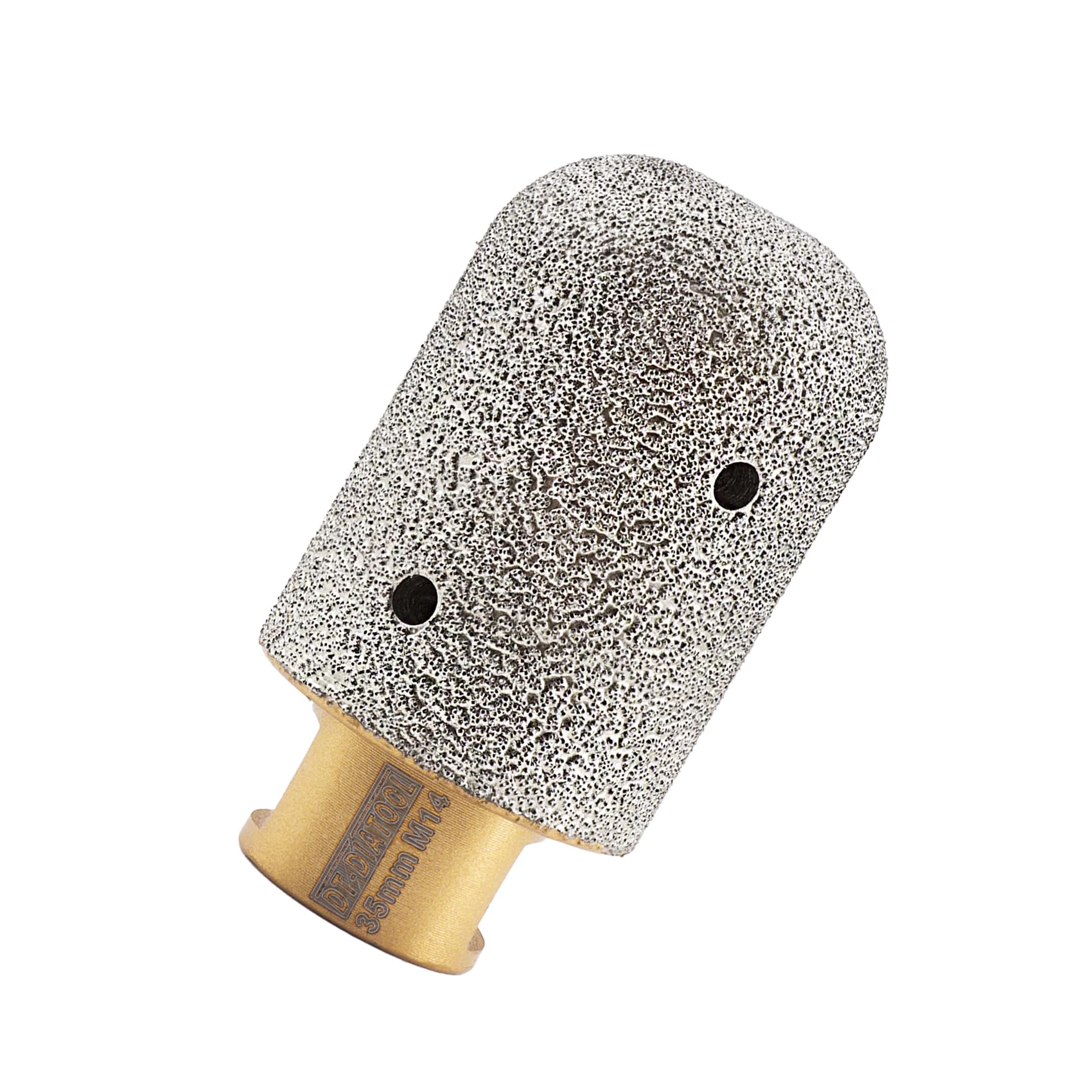 DT-DIATOOL Diamond Milling Bit 35mm Enlarge Existing Holes of Porcelain Tile Marble Countertop Diamond Coated Finger Bit