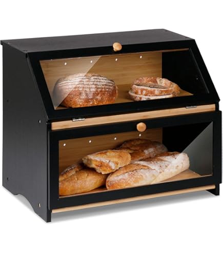 Boite à Pain En Inox Et Verre Securit 41,5 X 25 X 21 Cm - 33600 - GEFU | Francis BATT