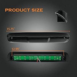 Cxdar Third 3rd Brake Light, LED High Mount Stop