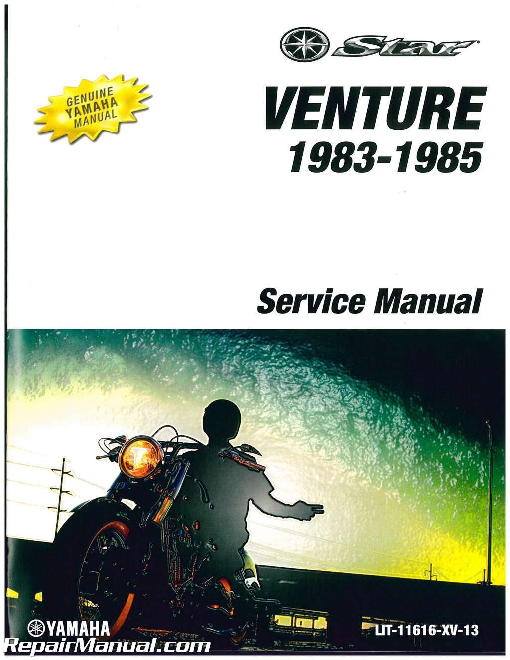 LIT-11616-XV-13 1983-1985 Yamaha XVZ1200 Venture Royale Motorcycle Service  Manual Paperback – 2004