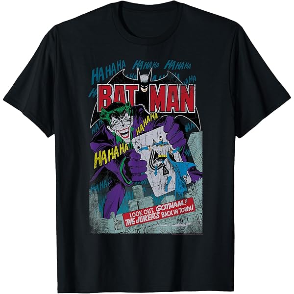 Amazon.com: DC Comics Batman Vintage Spotlight T-Shirt