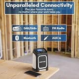 DigiFunk Site Radio USB Rechargeable DAB+ FM Bluetooth IP65 Tough Build view 3
