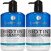 Biotin Shampoo and Conditioner Set - Sulfate and Paraben Free Treatment for Men and Women - Hair Thickening Volumizing Produc