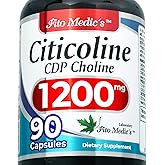 Lab | Choline Supplements | Choline | 90 caps | 1200 mg | citicoline | cdp Choline.