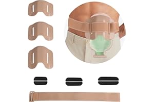 HEAGIMED Stoma Shield, Ostomy Belt, Anti-Collision Sports Work Protection Shield Ostomy Bag Cover Ileostomy Ostomy Supplies, Compatible with Ostomy Bags, Colostomy Bag Covers for Women and Men, Stoma Guard