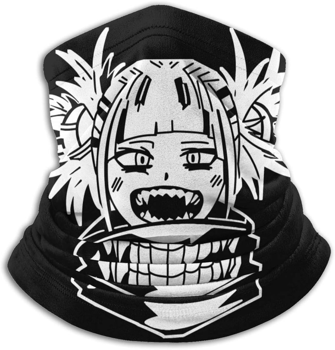 AcademiaHimiko Toga Anime Funny Face Mask Unisex Multifunctional
