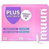 Muun Hyaluronic Acid Vaginal Moisturizer with Postbiotics (12 Count) – Hormone-Free Feminine Care for Daily Moisture & Comfort