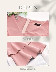 DRESSTELLS Women's Blush Pink Cocktail Tea Party