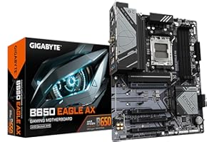 GIGABYTE B650 Eagle AX AM5 LGA 1718 AMD B650 ATX, DDR5 Triple M.2, PCIe 5.0, USB 3.2 Gen2x2 Type-C, AMD Wi-Fi 6E, Realtek GbE