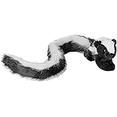 Wild Republic Tailkins Skunk, Stuffed Animal, 40 inch, Plush Toy, Fill is Spun Recycled Water Bottles