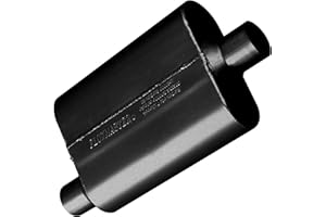 Flowmaster 40 Series Original Chambered Muffler – 2.25” Offset In / 2.25” Center Out – Aggressive Sound – 16-Gauge Aluminized Steel – For Muscle Cars, Street Rods, Trucks & SUVs (42441)