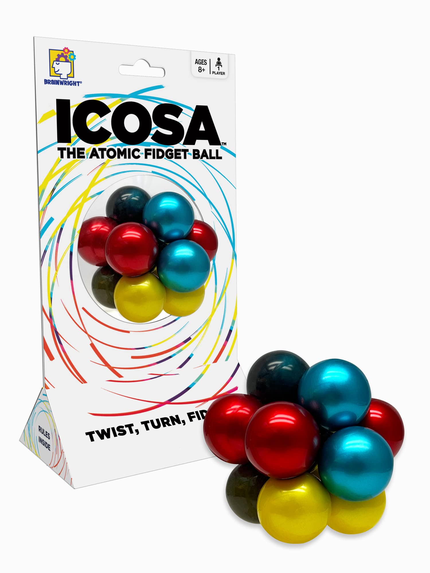 Photo 1 of Brainwright - ICOSA - The Atomic Fidget Ball - Twist, Turn, Fidget!