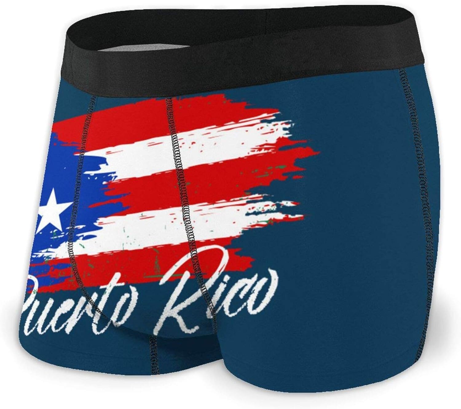 Puerto Rican Pride Men's Underwear Boxer Briefs Lightweight Underpants