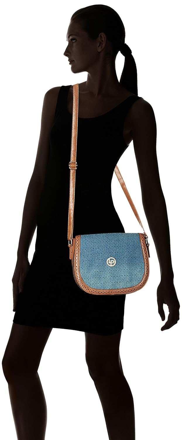 lino perros women's handbag (blue)