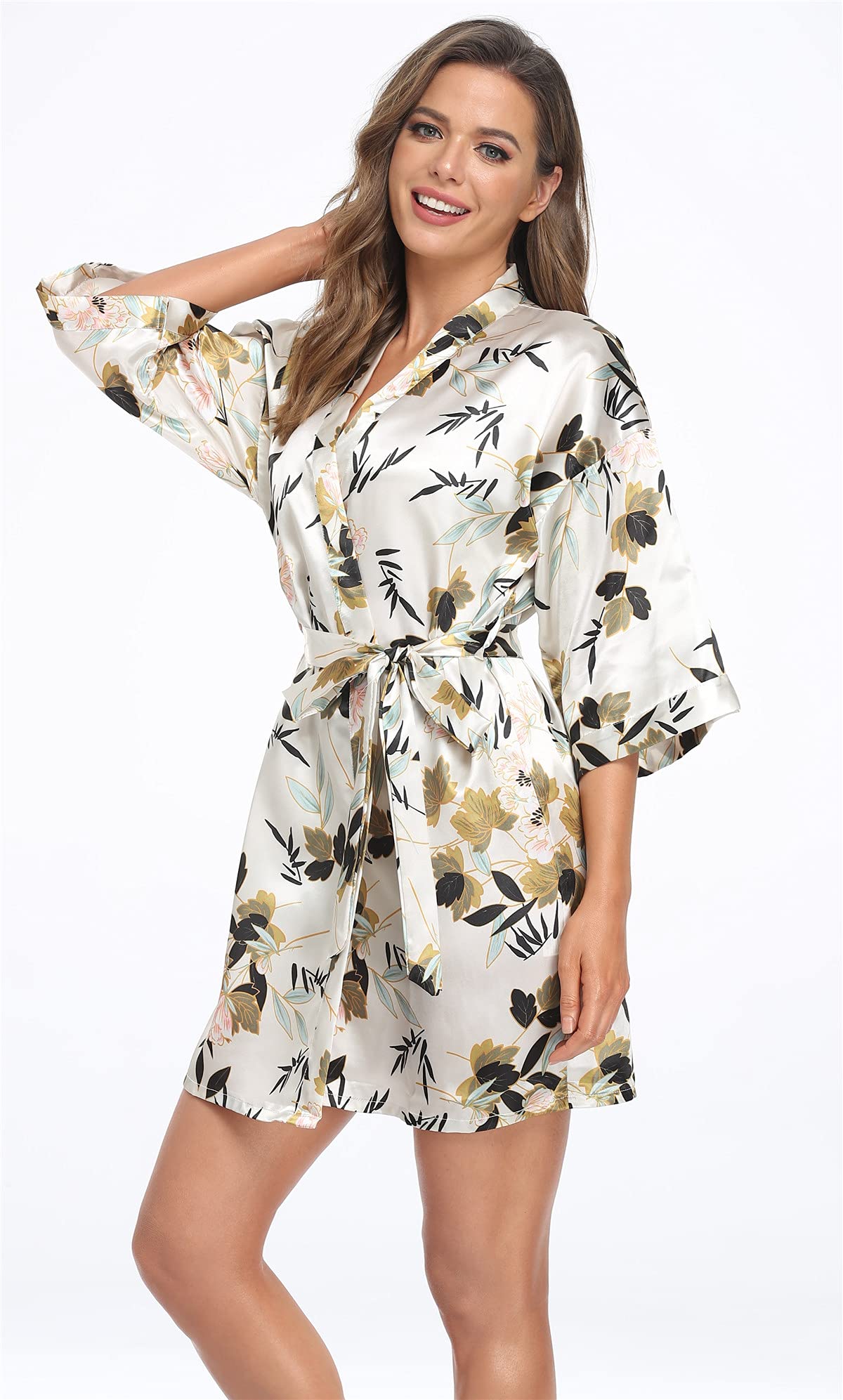 MissNina Women's Floral Bridesmaid Robes Bridal