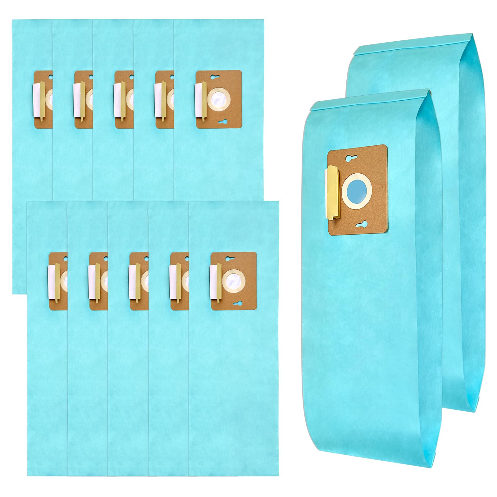 Photo 1 of 12 Pack Type F Vacuum Bags for Riccar Supralite R10E, Rsl1, Rsl1a, Ral1ac, Rsl2, Rsl3, Rsl3c, Rsl4, Rsl5, Rsl5c & Simplicity Freedom F3600, F3500, F3400, F3300, SF1 Uprights #Part RFH6 RSL-6 SFH6