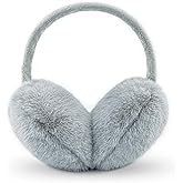 YATANAM Ear Muffs for Women Faux Fur Winter Girls Earmuffs Fluffy Adjustable Ear Warmers Cute Ear Covers