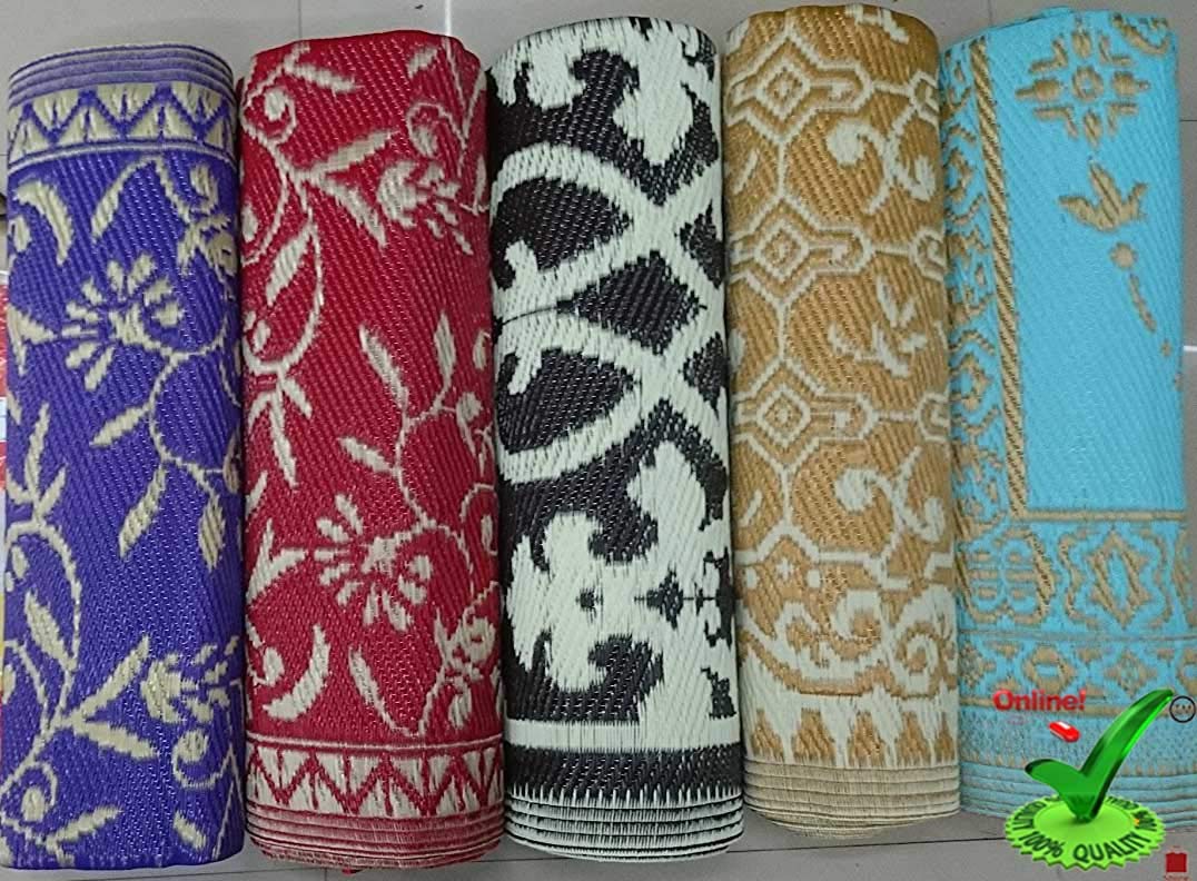 Online Quality Store Plastic Floor Mat Plastic Mat (Chatai) Multi Color