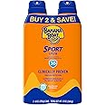 Banana Boat Sport Ultra SPF 30 Sunscreen Spray Twin Pack | Banana Boat Sunscreen Spray SPF 30, Spray On Sunscreen, Water Resi