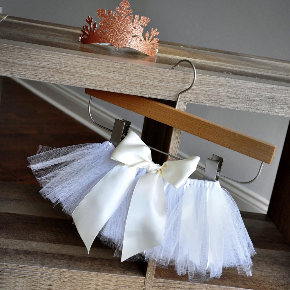Winter Onederland 1st Birthday Girl. White Tutu and Snowflake Crown Combo. First Birthday Outfit. Rose Gold Snowflake Crown and Tutu.
