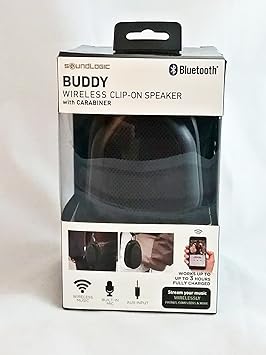 soundlogic buddy wireless clip on speaker