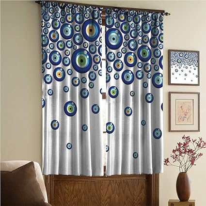 Amazon Com Iprint Blackout Curtain Window Handling Privacy Evil