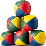 HOT BARGAINS 6 x Juggling Balls Durable Soft Smooth For Beginners 5cm view 1