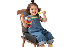 JLGCUF Booster Seat for Kitchen Chair,Toddler Booster Seats with Adjustable Washable Safety Belts Kitchen Dining Table Booster Seat, Portable Travel Increasing Cushion for Baby Child Kid Boy Girl