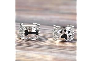 HEYGOO 2 Pack Dog Cat Stethoscope Charms, Stethoscope Id Name Tag