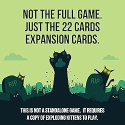 Exploding Kittens Zombie Kittens Expansion Pack 2-5