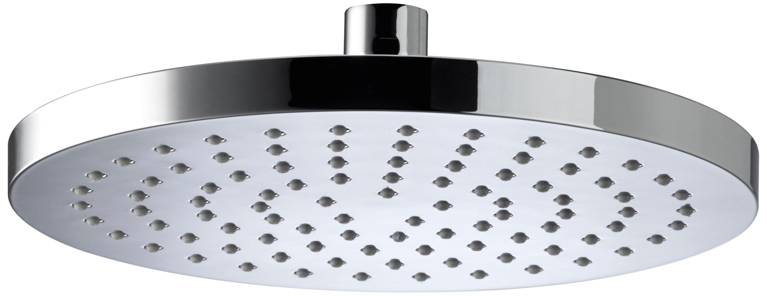 Bristan 200mm ABS Round Fixed Shower Head, Large Rain Rainfall Shower Head, Chrome - FHC ABRD01 C