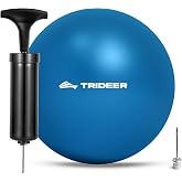 Trideer 7-8 Inch Pilates Ball with Pump, Small Exercise Ball, Core &amp; Rehab | Better Control for Knee &amp; Ankle Squeezes, Pilates &amp; Barre, Soft &amp; Supportive, Easy Air Adjustment, Non-Slip &amp; Anti-Burst