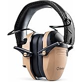 Electronic Shooting Ear Protection - 23dB Noise Reduction Ear Muffs for Gun Range & Safety - Enhanced and Adjustable Hearing Protection for Hunting, Sports, & Indoor/Outdoor Range Use by Fento