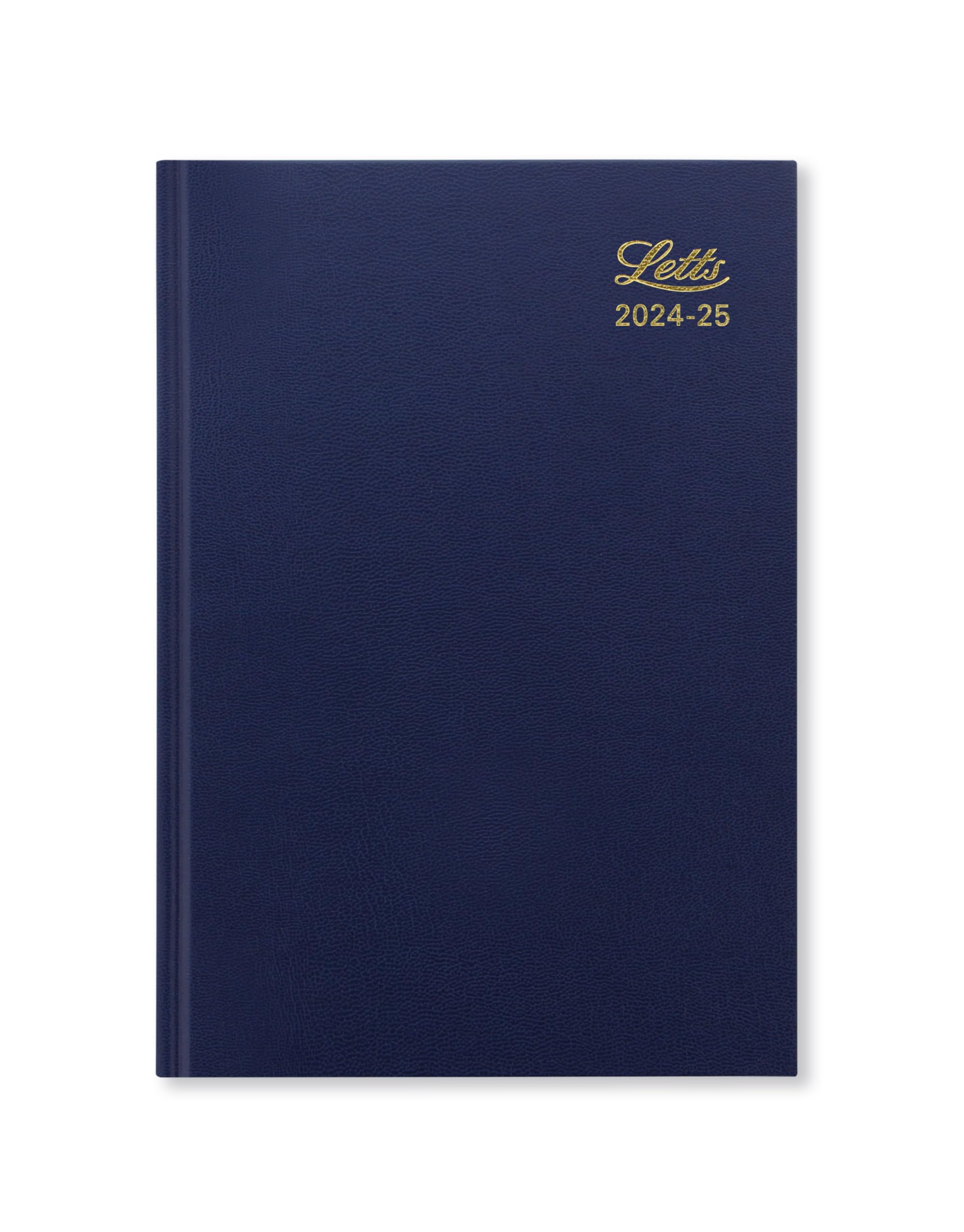 Letts of London Standard A5 academic 2024/2025 week to view diary - blue