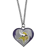 Siskiyou Sports NFL unisex-adult Heart Necklace