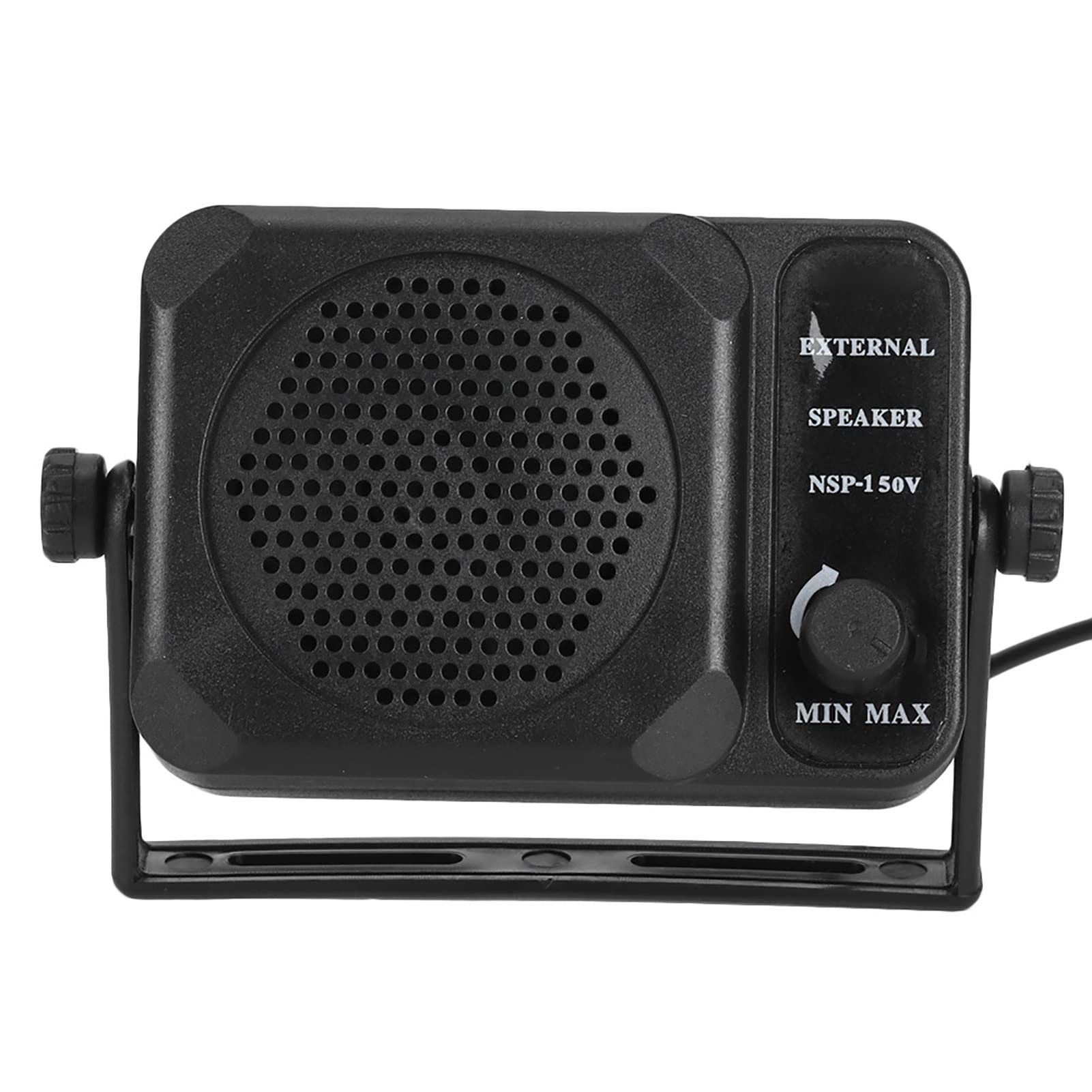 Tbest Mini External Speaker NSP‑150V for 2‑Way Radio CB HF VHF UHF Transceiver Car Accessory - 3W, 4m Cable