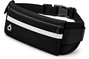 Pochete Esportiva para Corrida, Caminhada, Academia e Ciclismo, Cinto Ajustável, Porta Celular, Leve, Confortável e Resistente para Exercícios e Uso Diário